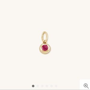 Mejuri Ruby Sphere Pendant